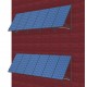 Система кріплень сонячних панелей на фасад. Spline Systems; Кількість панелей в ряду: 6 ФЕМ в ряду