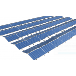 East-West mounting systems for solar panels