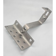 Bracket for attaching solar panels to ceramic tiles 140*56 А2
