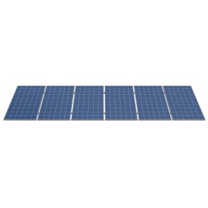 Кріплення для 5-ти сонячних панелей, ширина ФЕМ до 1302 мм