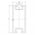 Aluminum profile SPL-3 for solar panels