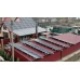 Mounts for 7 solar panels in portrait orientation