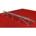 Mounts for 7 solar panels in portrait orientation