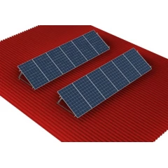 Mounts for 8 solar panels in portrait orientation
