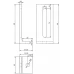 Aluminum bracket (95mm*40mm*32mm)  M10