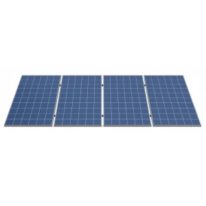 Mounting systems  for 4 solar panel, PV module width up to 1302 mm