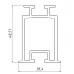 Aluminum profile SPL-2 for solar panels